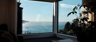 Architectural home with stunning sea views in St Clair
