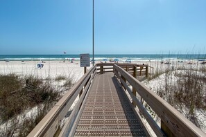 On the beach