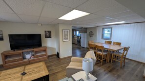 Living area - Large 2-bedroom lower unit with fast WI-FI & in unit washer/dryer (Baraboo)