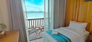 Deluxe Double or Twin Room, Balcony, Sea View