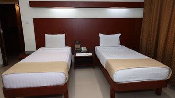 Hypo-allergenic bedding, in-room safe, individually decorated