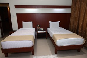 Hypo-allergenic bedding, in-room safe, individually decorated