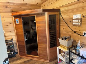 Sauna - Welcoming 3-bedroom apartment with fabulous views in Alpine (Alpine)