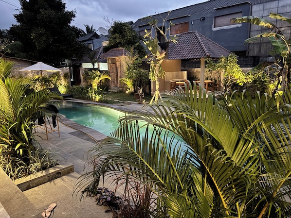 Habitación Deluxe doble | Terraza o patio