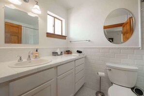 Shower, hair dryer