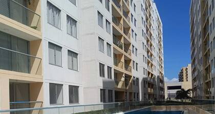 2-bedroom apartment in superb Barranquilla with fitness room, AC