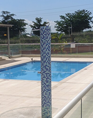 2-bedroom apartment in superb Barranquilla with fitness room, AC