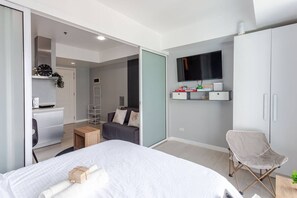 1 habitación, wifi, ropa de cama y acceso para silla de ruedas 
