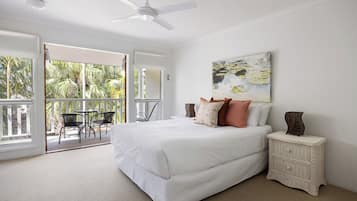 2 bedrooms, in-room safe, iron/ironing board, WiFi