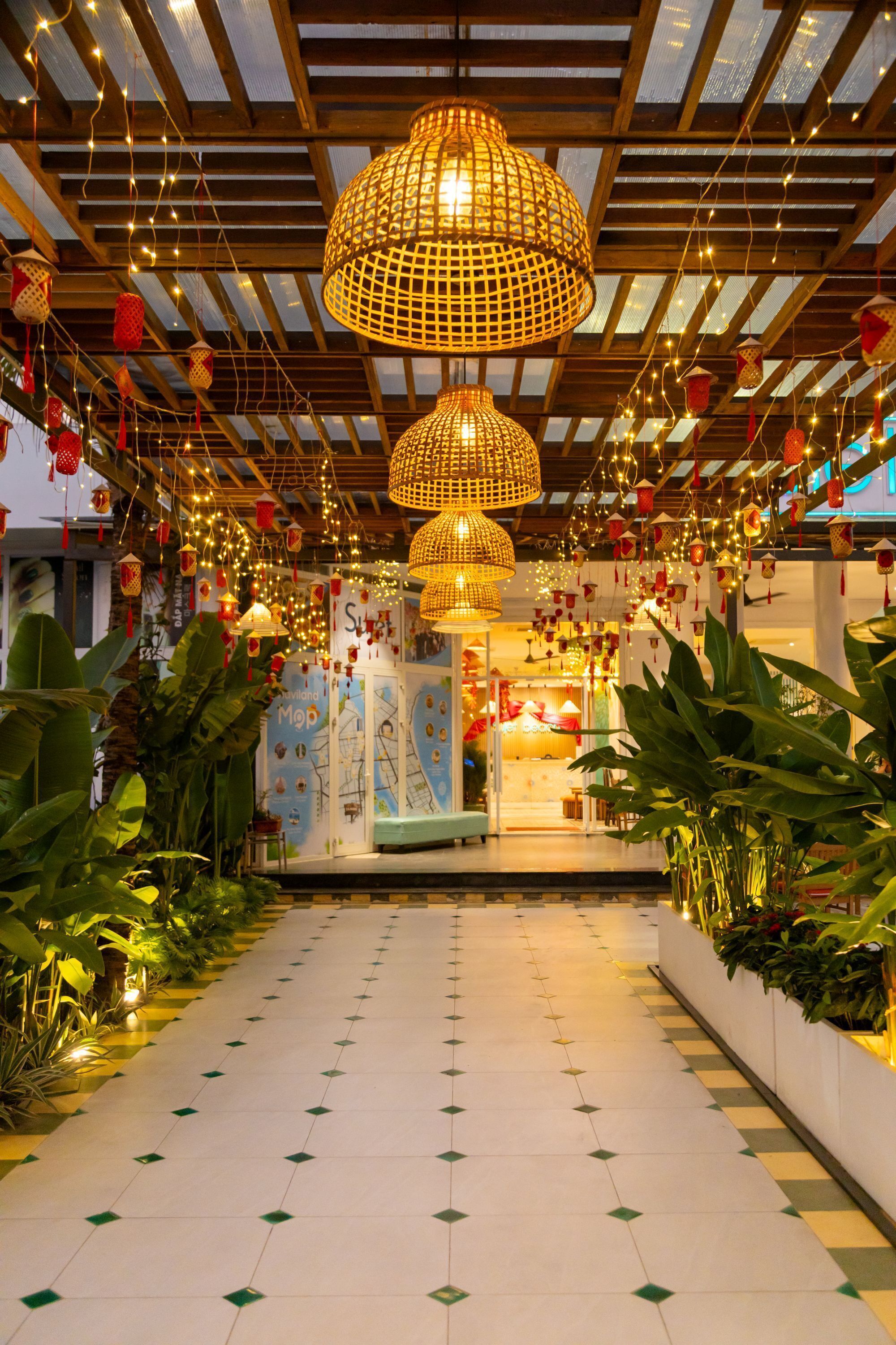 Entrada de la propiedad