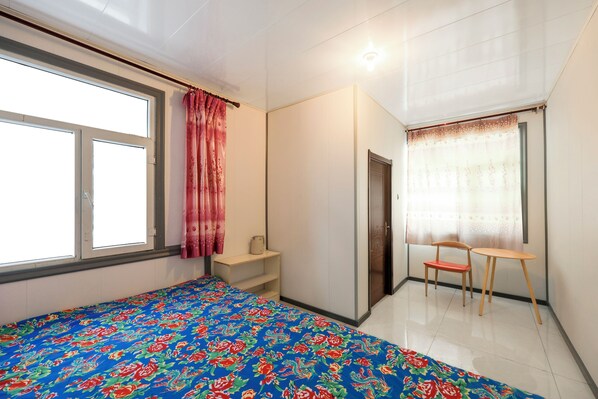 Individually decorated, individually furnished, iron/ironing board