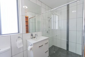 Doccia, asciugamani, sapone