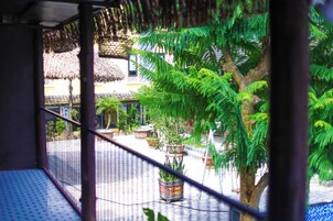 Deluxe Shared Dormitory, Patio, Pool View | Blackout drapes, iron/ironing board, free WiFi