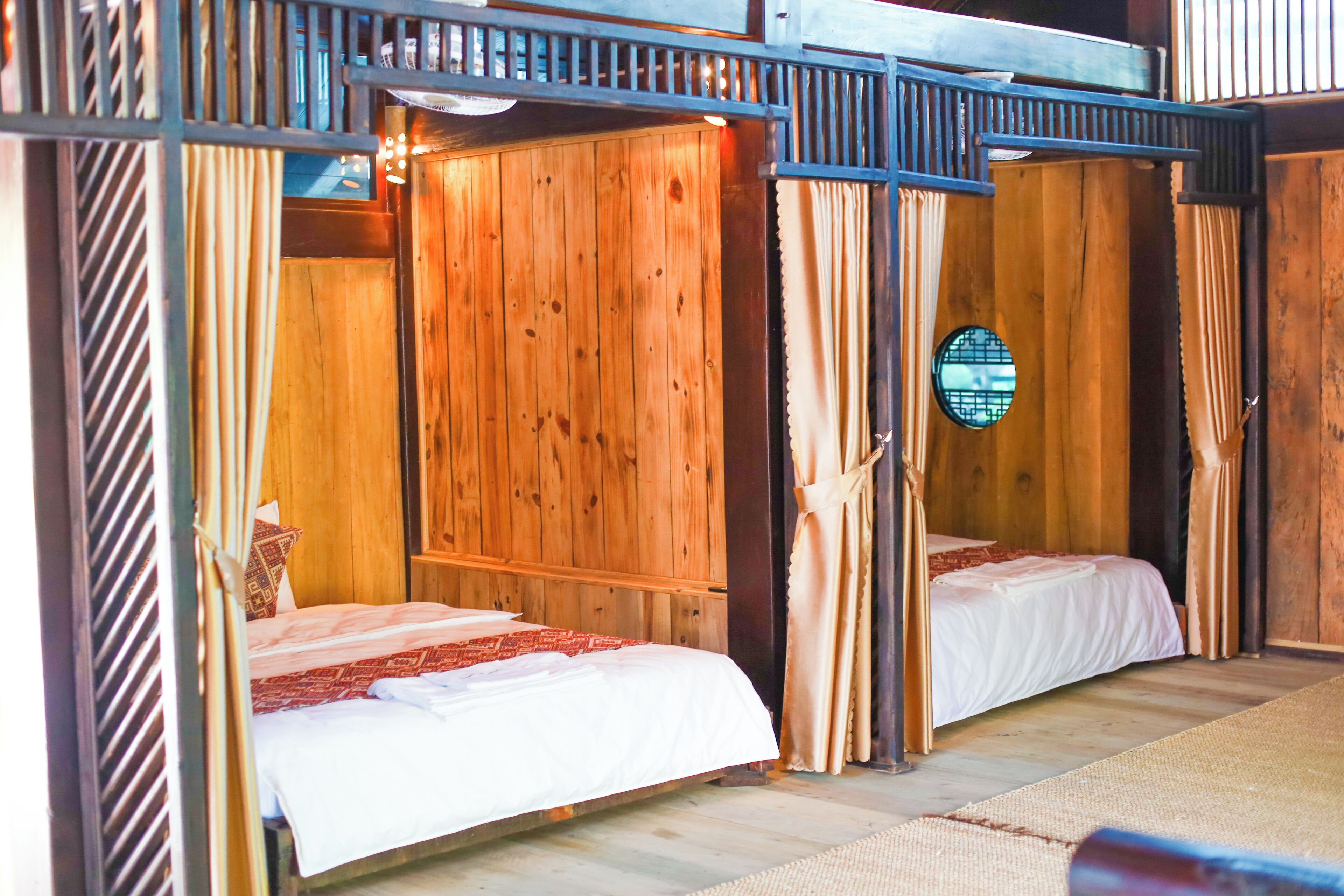 Deluxe Shared Dormitory, Patio, Pool View