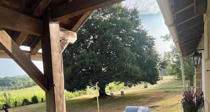 Gite with swimming pool in an old farmhouse. Pets welcome!