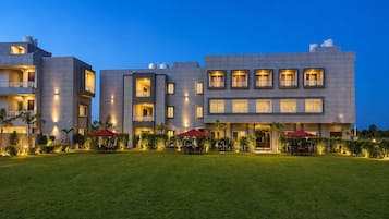 Front of property - evening/night