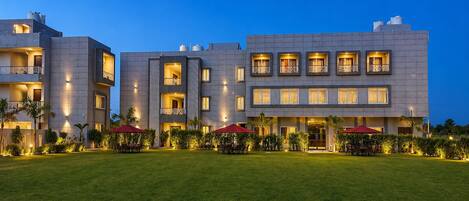 Front of property - evening/night