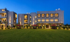 Front of property – evening/night