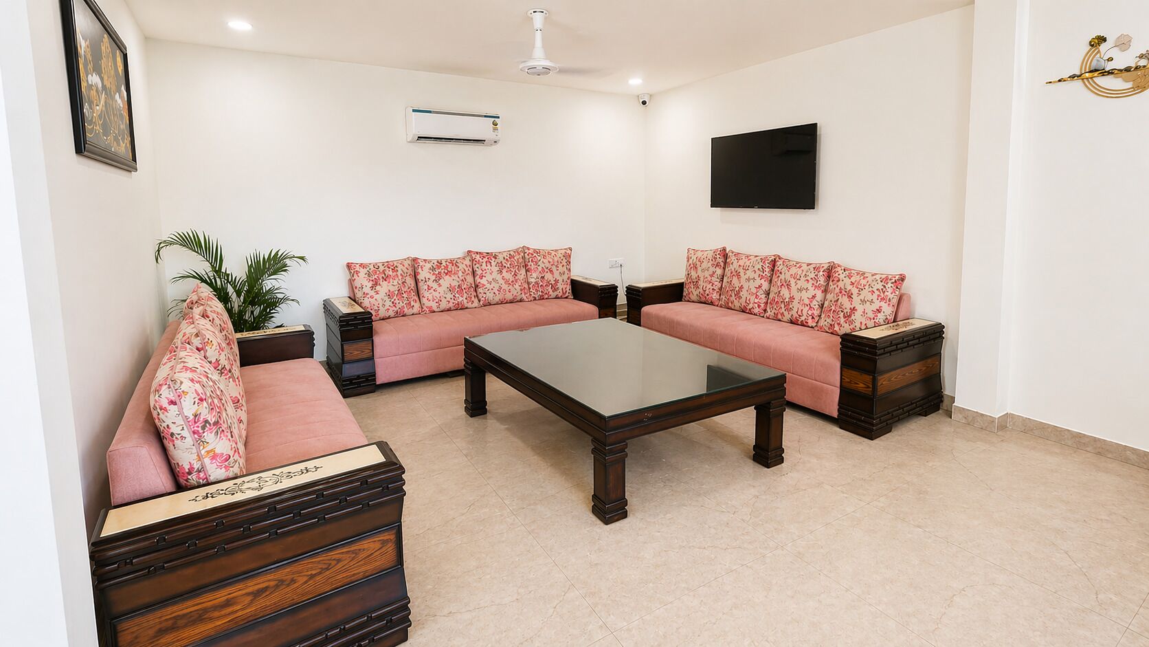 Sala de estar en el lobby