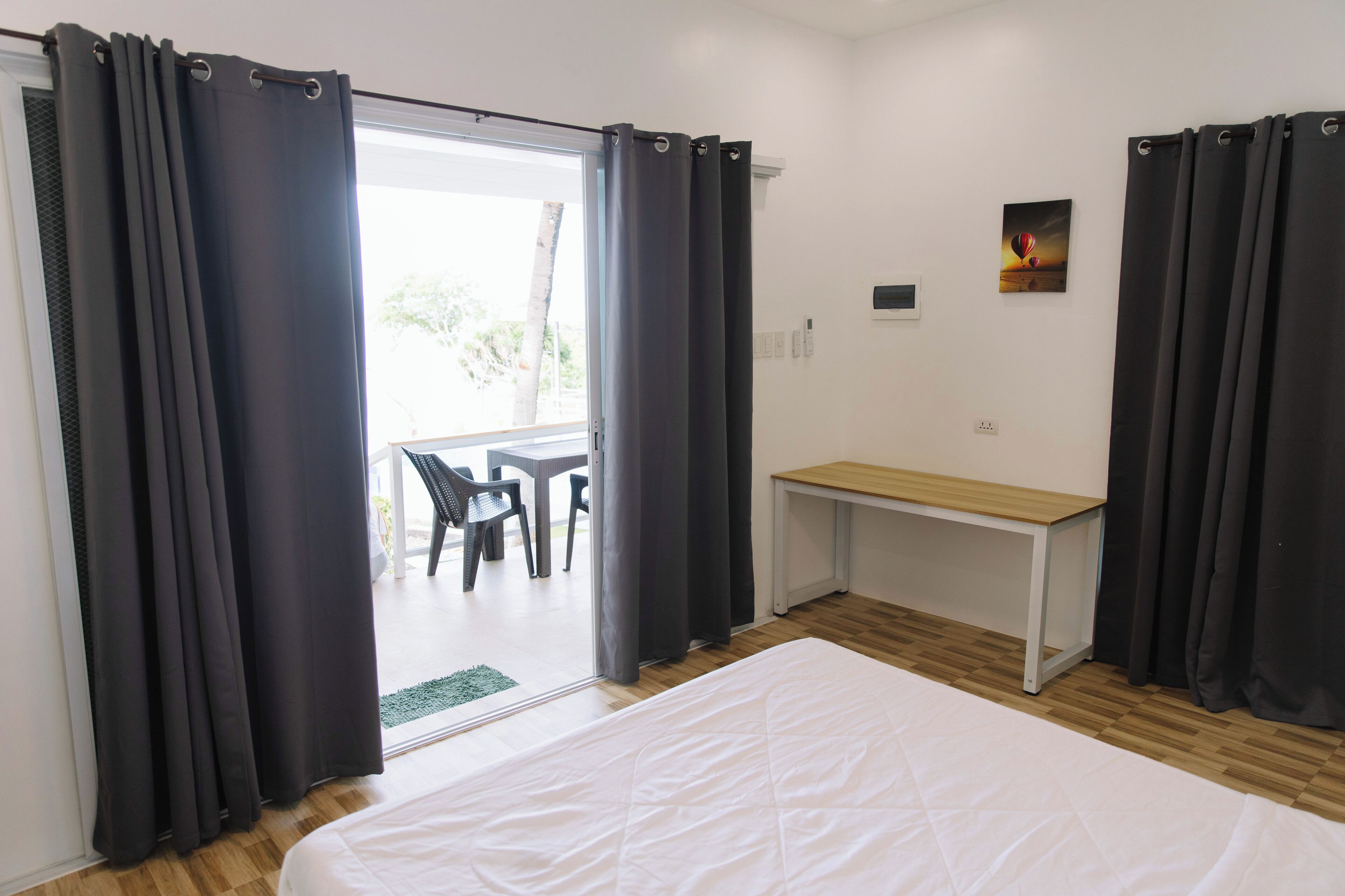 Deluxe-studiosviitti, parveke, rantanäköala | Pimennysverhot, äänieristys, ilmainen Wi-Fi