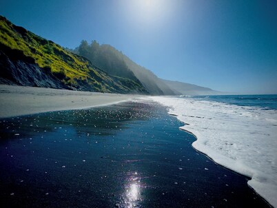 Redwoods & Waves- An experience. Disc Golf, Putting Green, Beach toys, sleeps 6