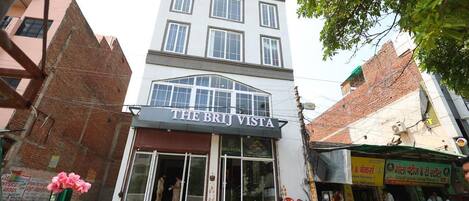 Voorkant van accommodatie