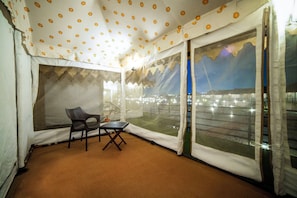 Deluxe Tent Non AC | Living area