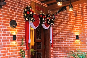 Interior entrance