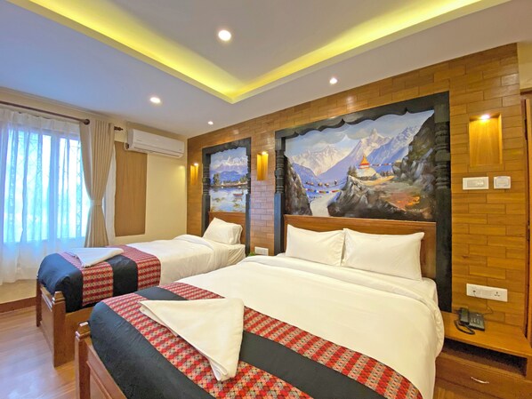 Family Studio Suite, Mountain View | Desk, laptop workspace, free WiFi - Hotel Insta (Kathmandu)