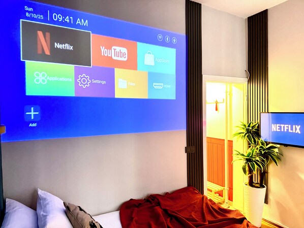 1 bedroom, iron/ironing board, internet, bed sheets