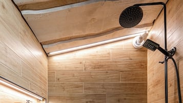 Studio, Lake View, Lakeside | Bathroom | Shower, hair dryer, towels, toilet paper