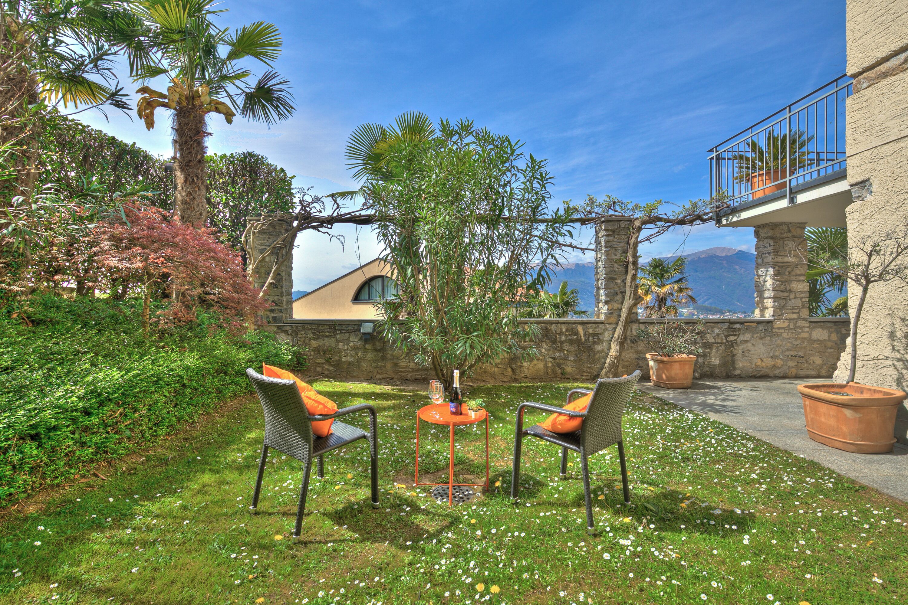 Familieleilighet, flere soverom, ved fjell (Oasis Panoramic 1BR with shared pool) | Terrasse/patio