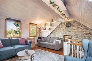 TV, fireplace, DVD player