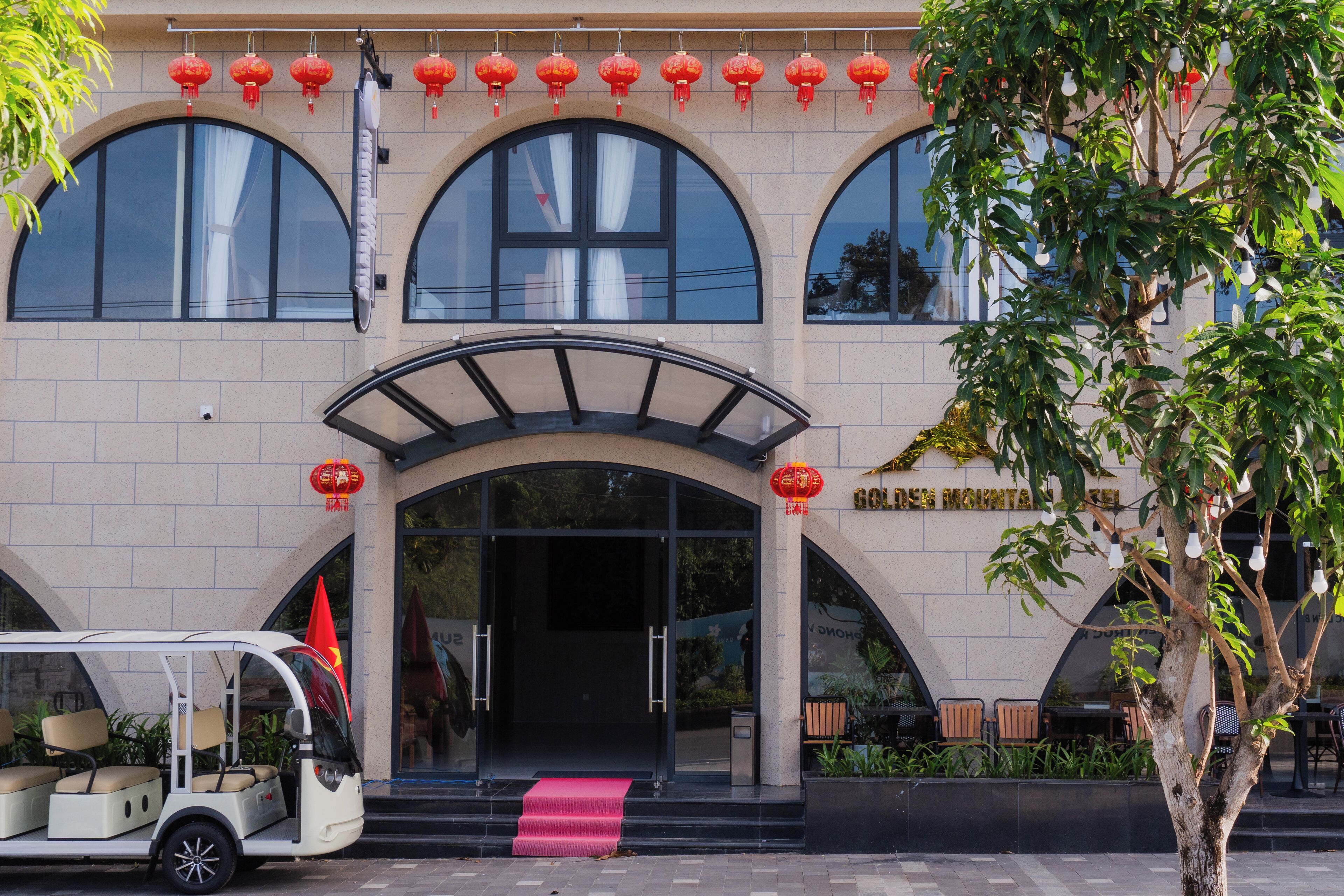 Fachada de la propiedad