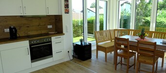 Sunny house with 2 residential units, large garden and sun terrace