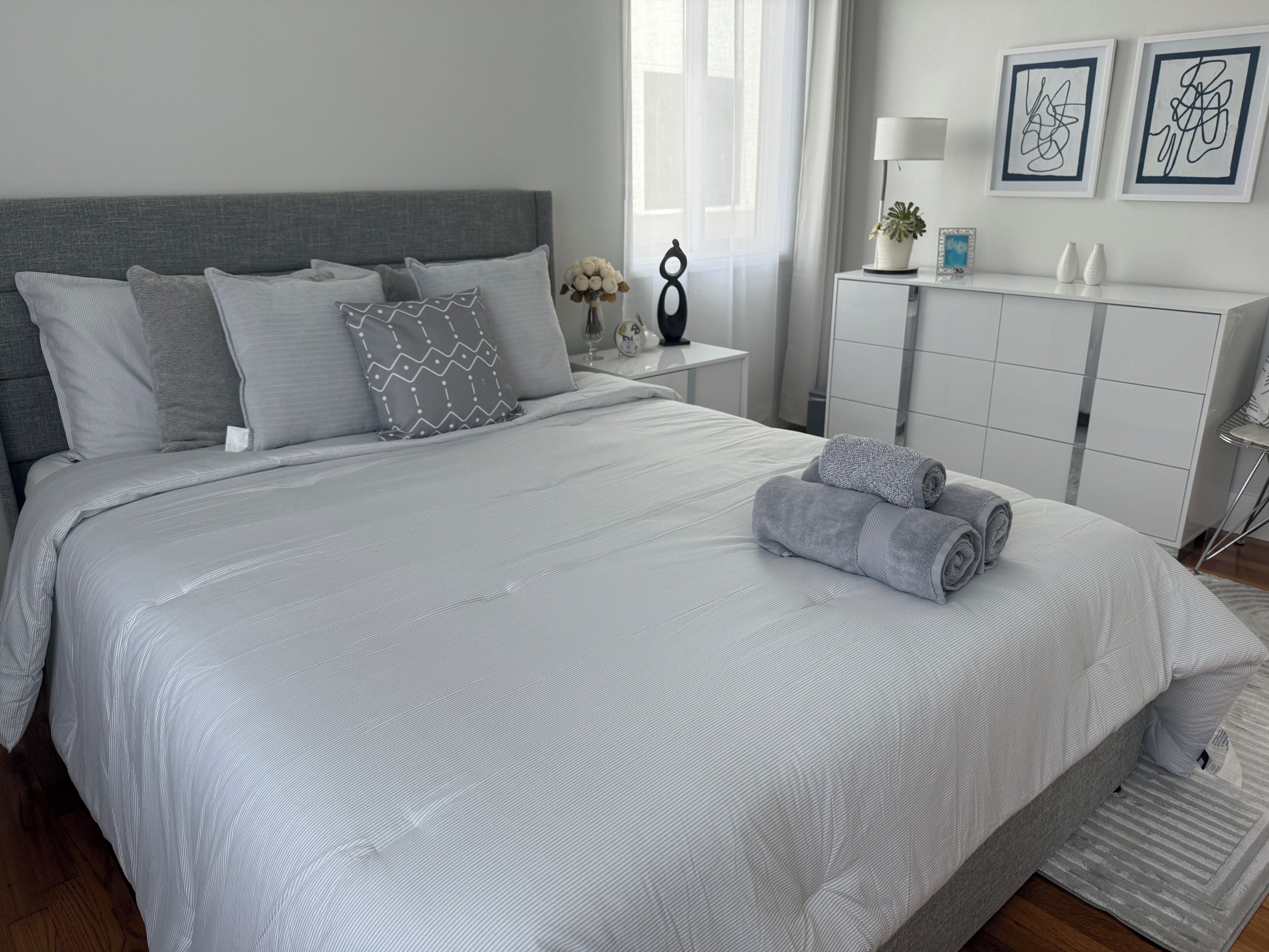 3 bedrooms, iron/ironing board, free WiFi, bed sheets