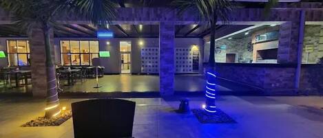 Front of property - evening/night