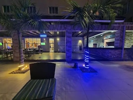 Front of property - evening/night