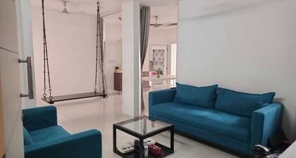 Cool 2-bedroom apartment with AC in vibrant Vadodara