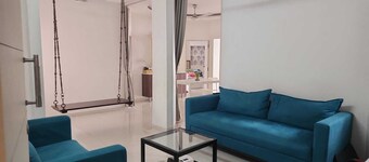 Cool 2-bedroom apartment with AC in vibrant Vadodara