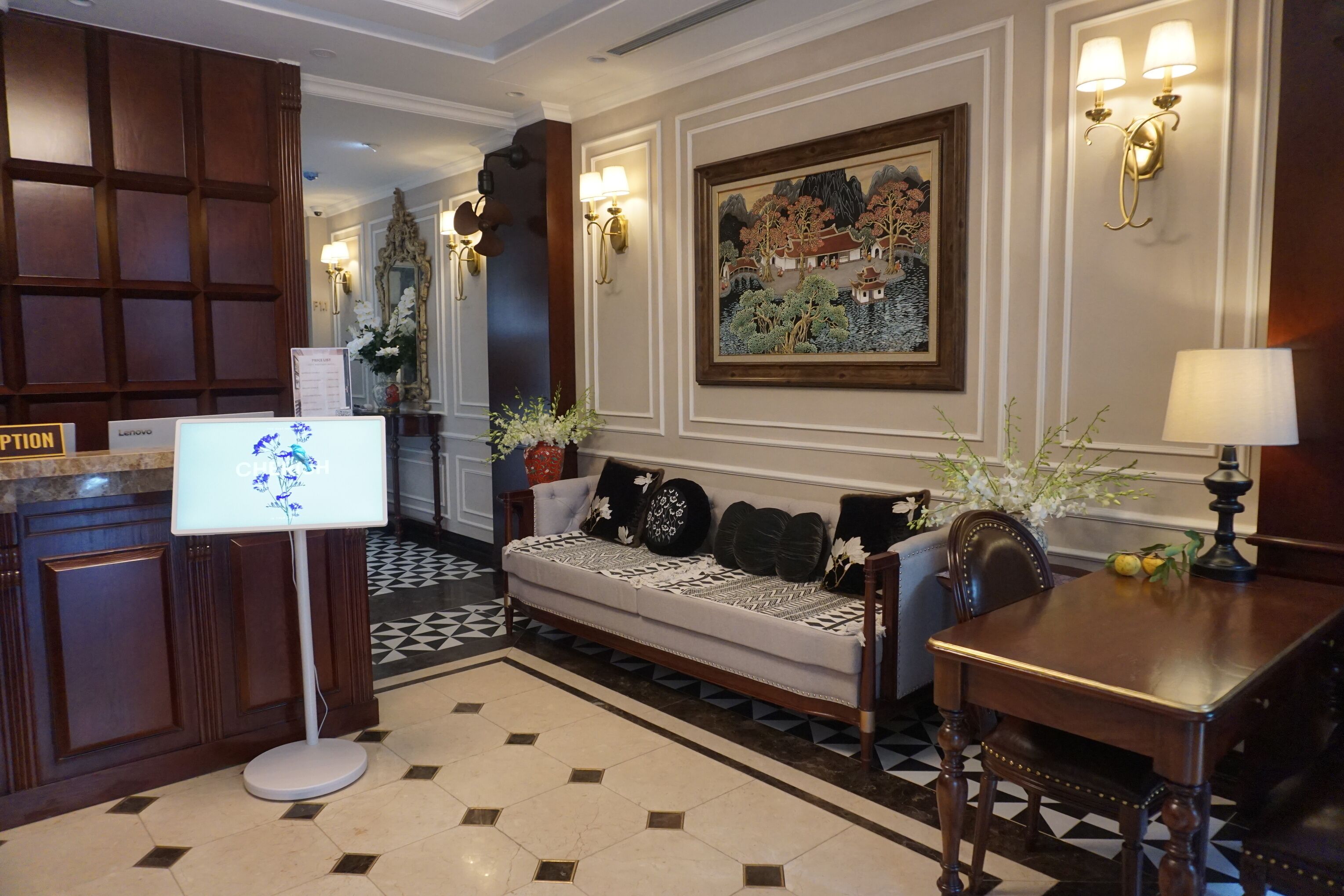 Sitzecke in der Lobby