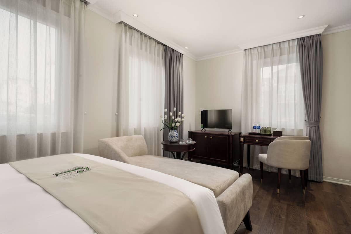 Sábanas de algodón egipcio, ropa de cama de alta calidad y minibar