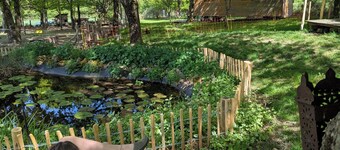 Roulotte La Vert-Dîne in the heart of nature, 5 minutes from St Pardoux lake.