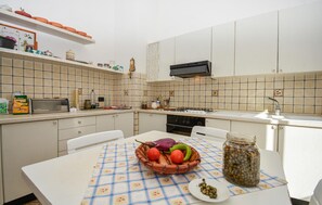Fridge, stovetop, coffee/tea maker