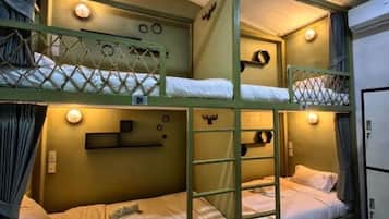 Basic Bunk (Shared 4 Dorm) | Laptop workspace, free WiFi
