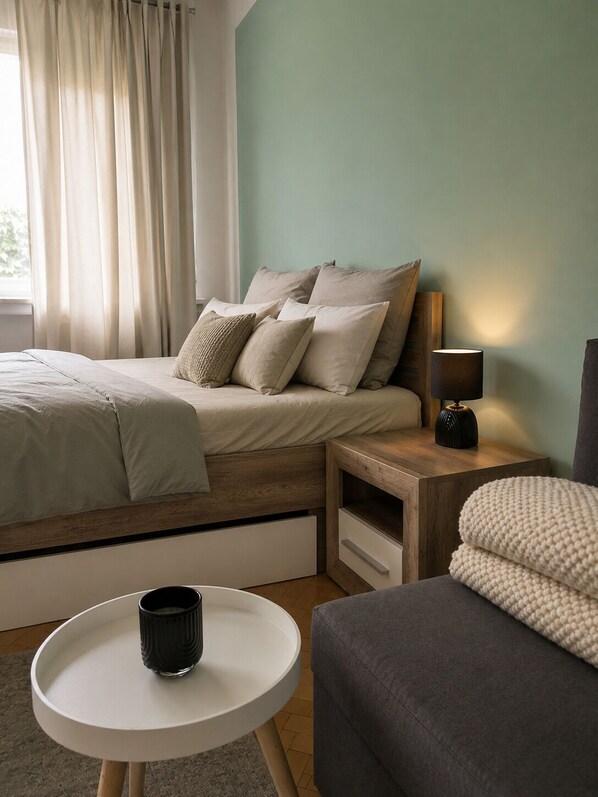 1 bedroom, iron/ironing board, free WiFi