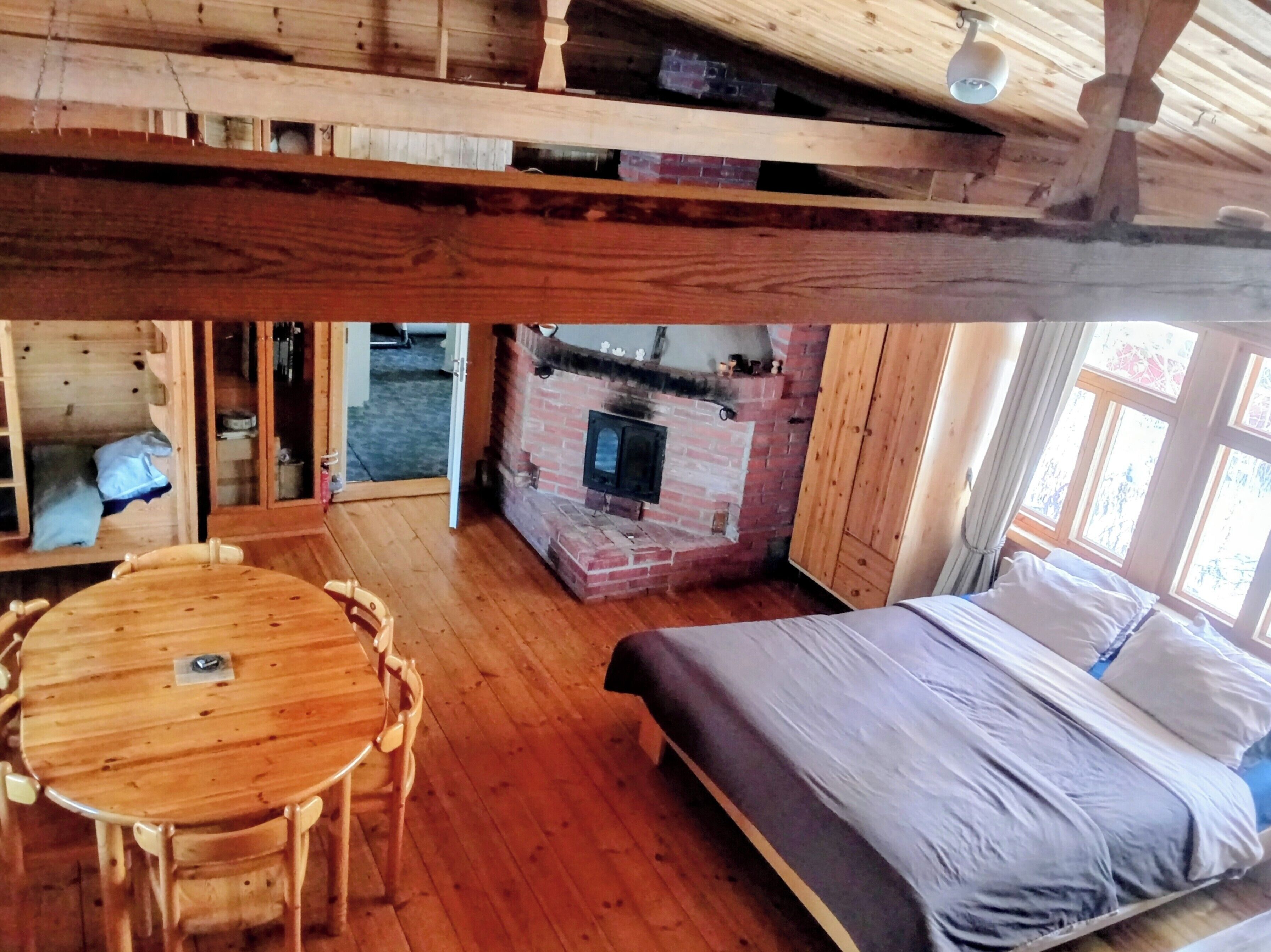 Chalet, 1 makuuhuone, esteetön, tupakointi sallittu | 1 makuuhuone