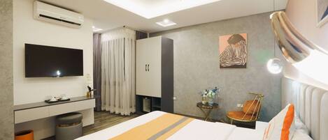 Habitación doble estándar | Escritorio, espacio para trabajar con laptop y wifi gratis