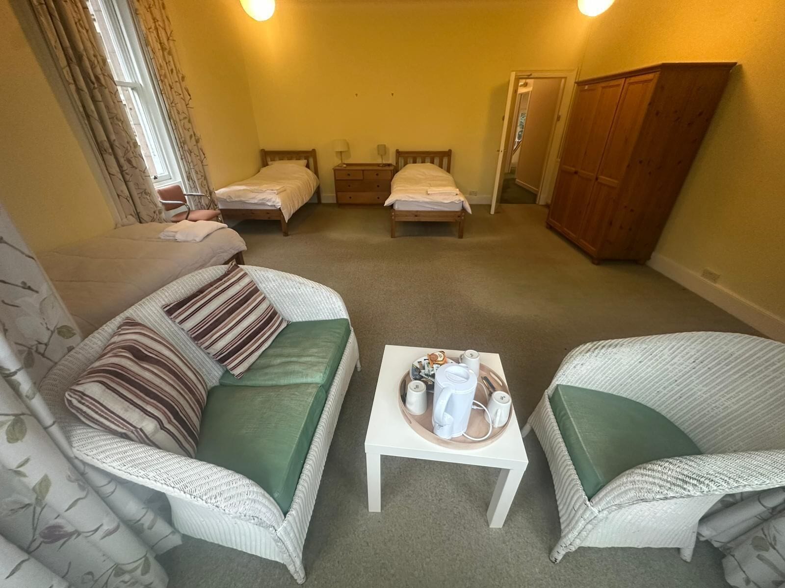 Standard Triple Room, Shared Bathroom | Desk, laptop workspace, free WiFi