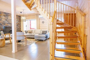 Duplex, 4 quartos, vista para o jardim | Área de estar